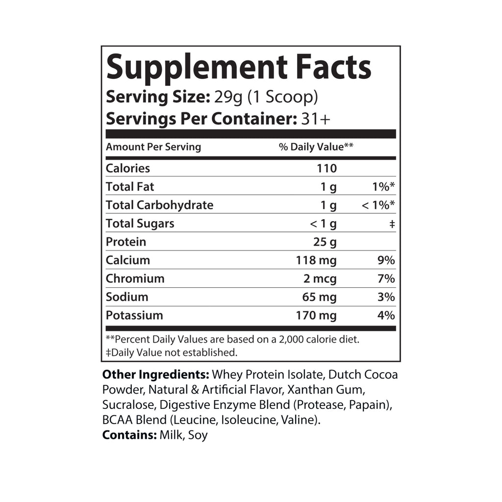 BLACKPILL™ Whey Isolate Protein Supplement (907g, 2lb)
