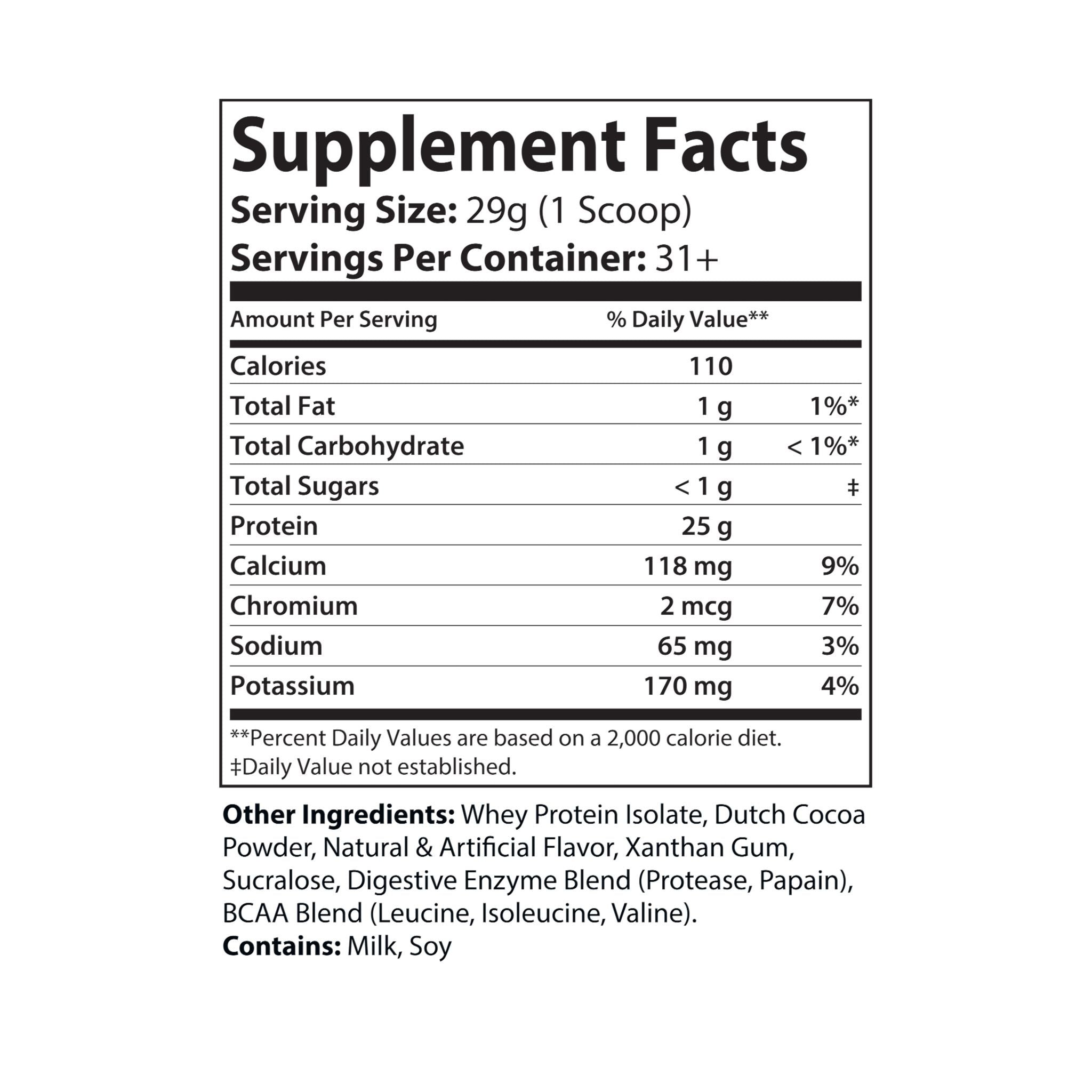 BLACKPILL™ Whey Isolate Protein Supplement (907g, 2lb)