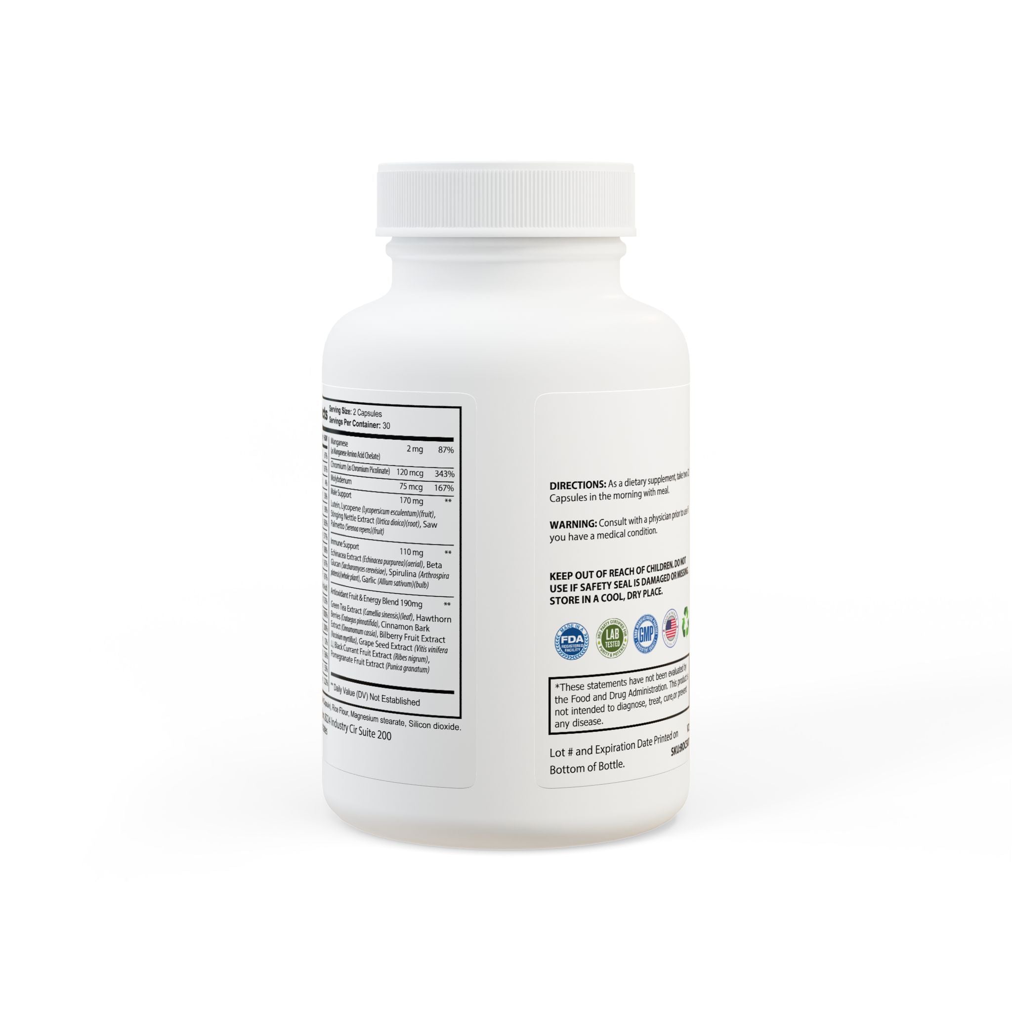 BLACKPILL™ Multivitamin for Men Supplement (60 Capsules)