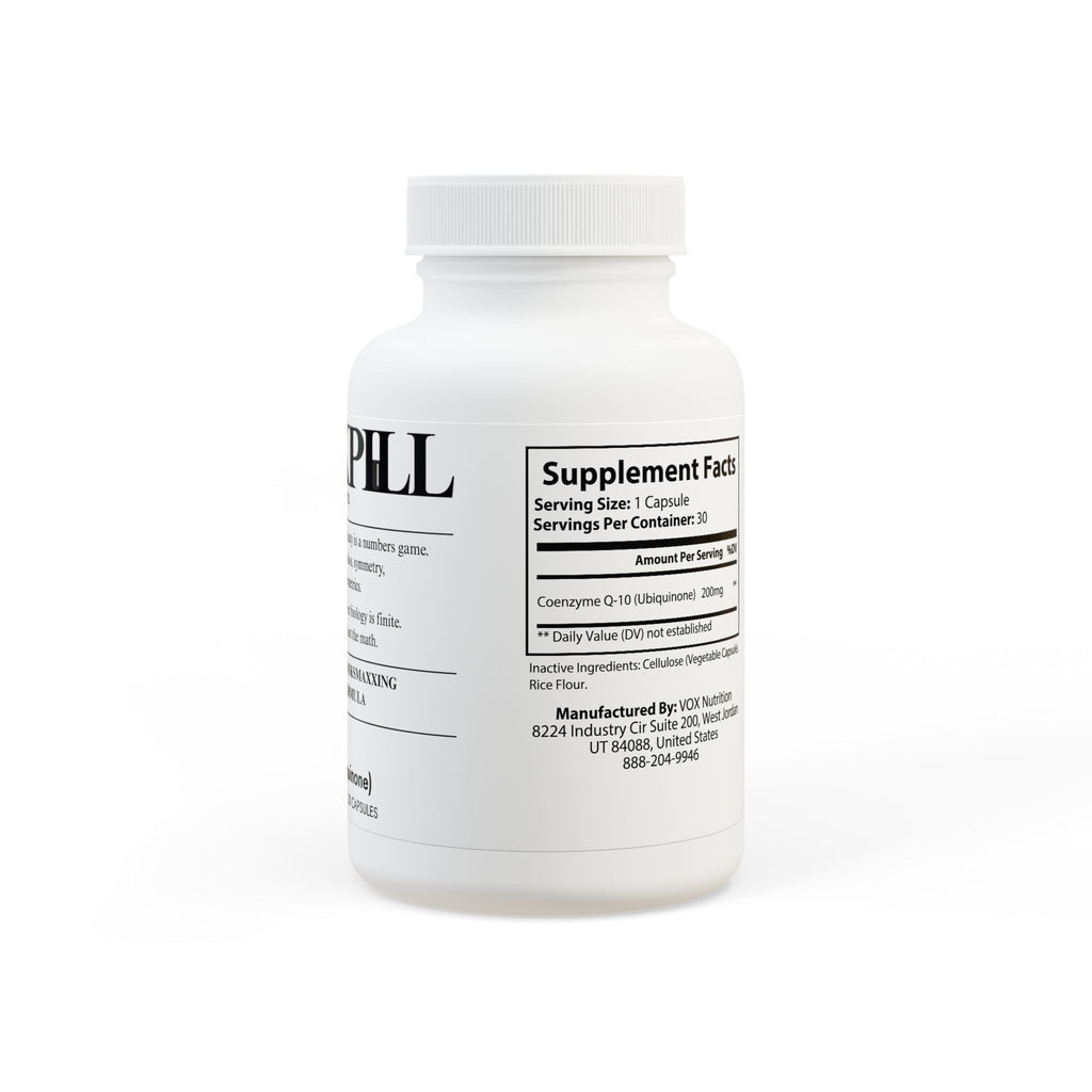 BLACKPILL™ CoQ10 (Ubiquinone) Supplement (30 Capsules)