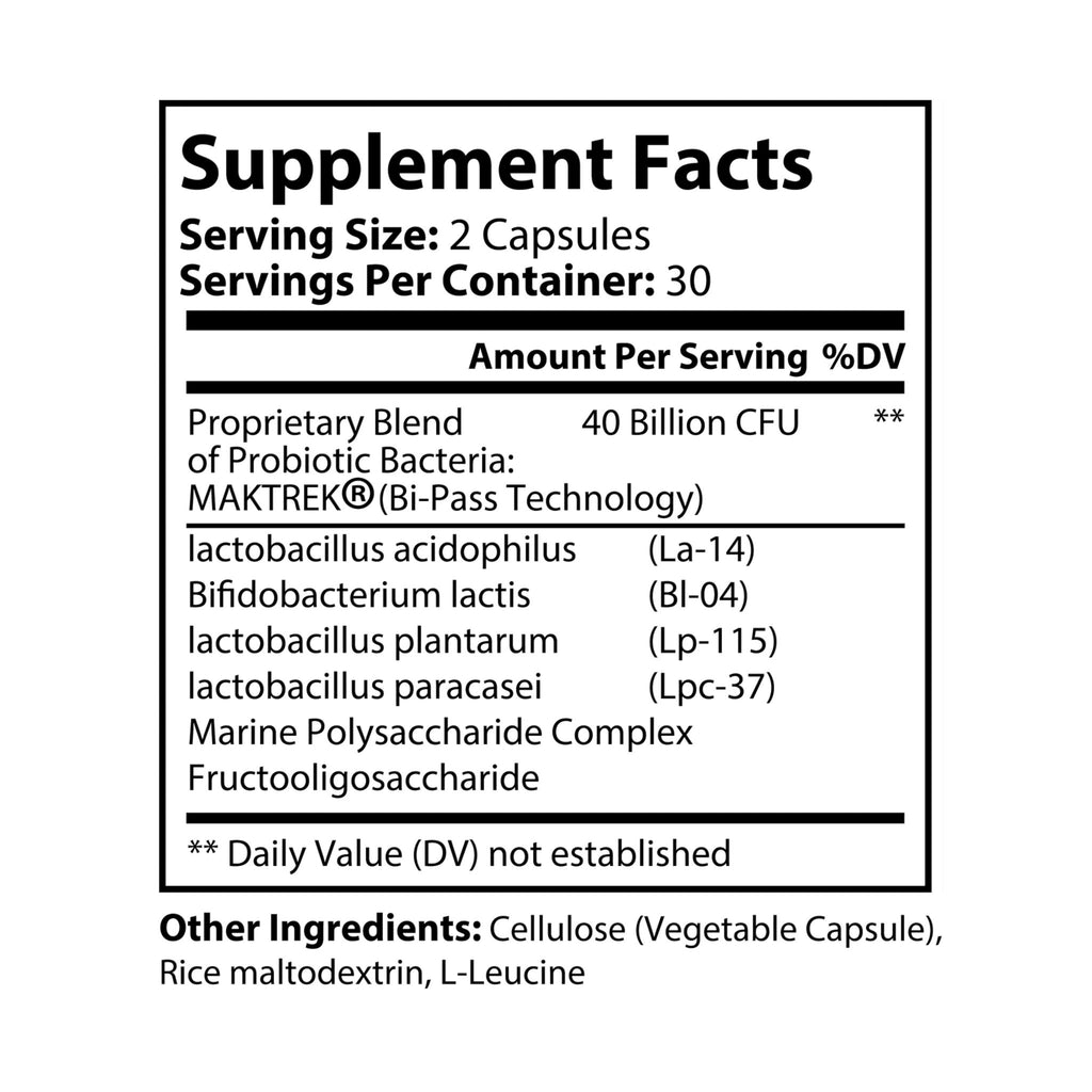 BLACKPILL™ Probiotics Supplement (60 Capsules)