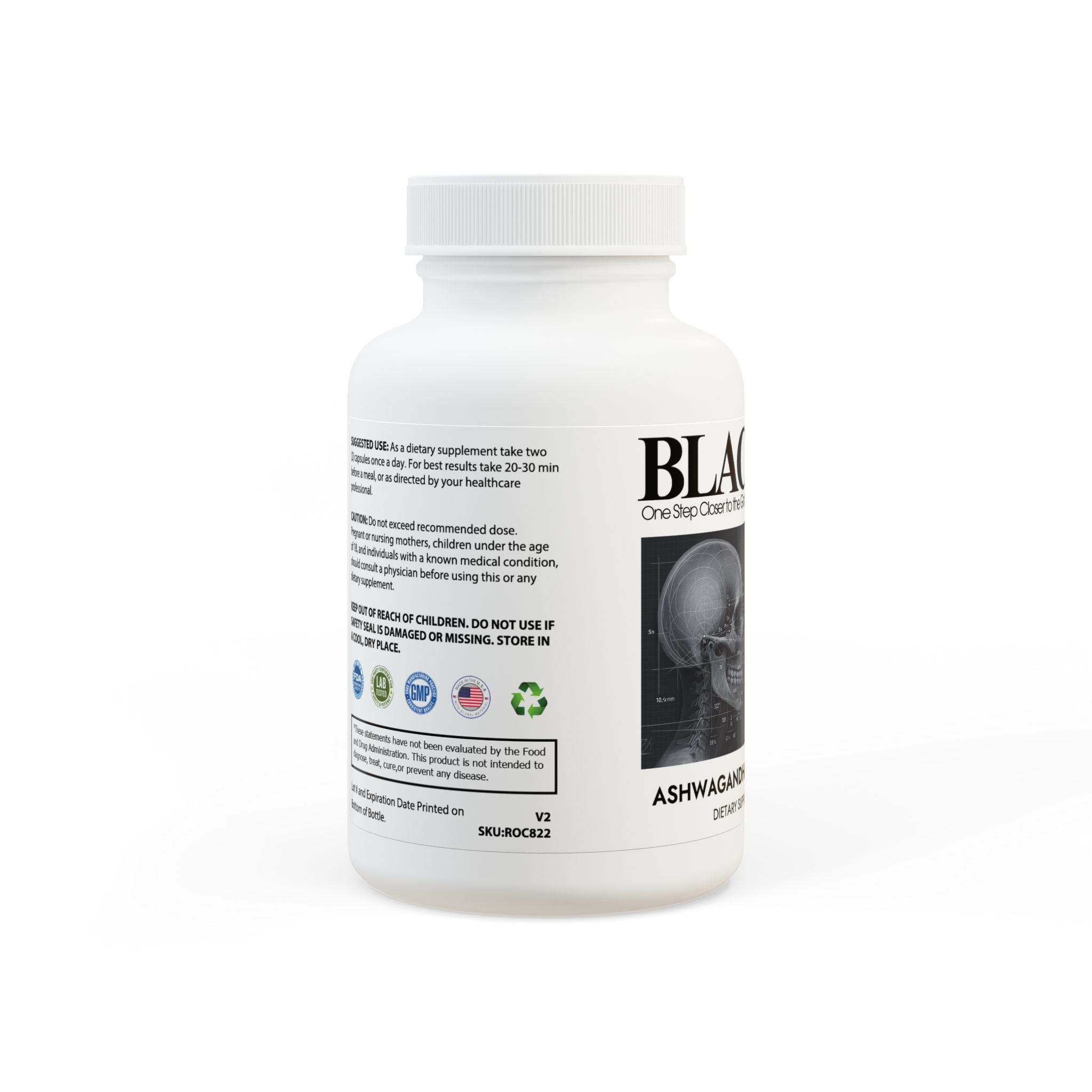 BLACKPILL™ Ashwagandha and Black Pepper Supplement (60 capsules)