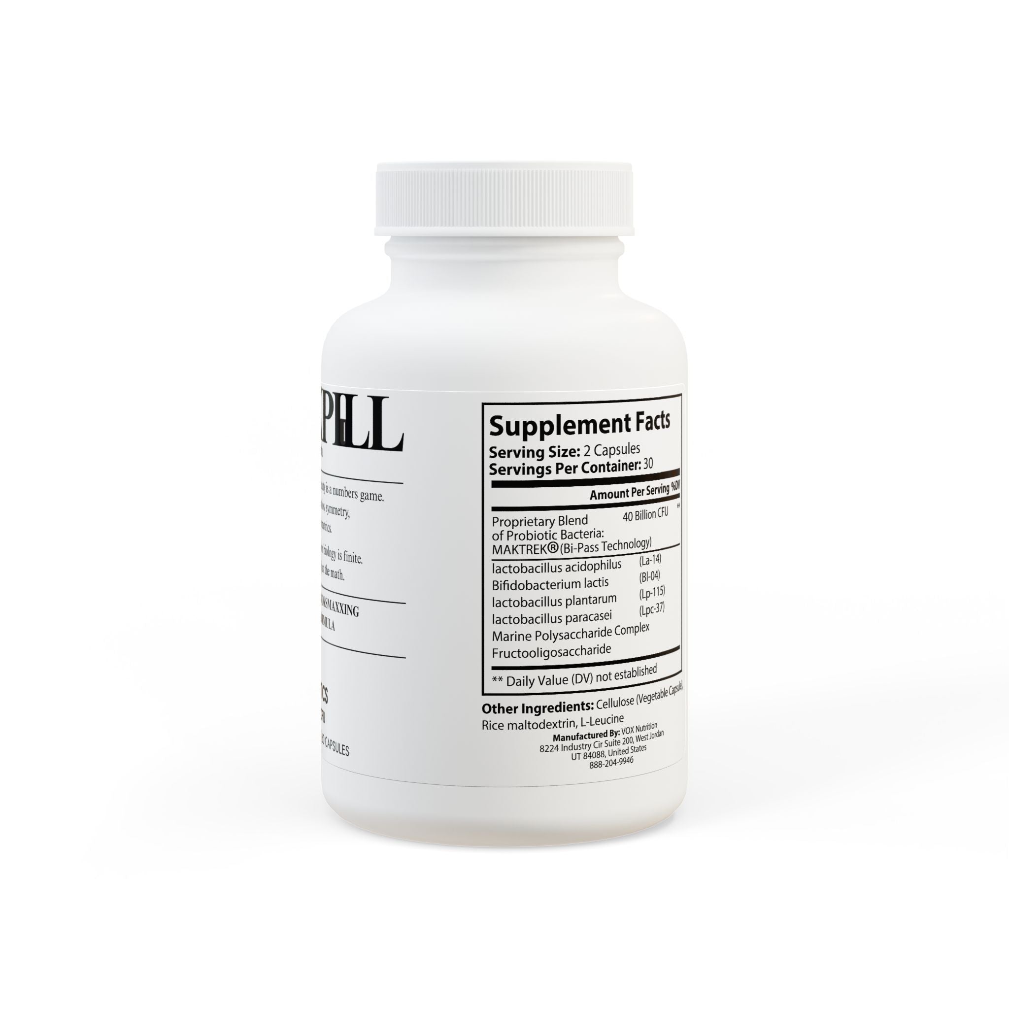 BLACKPILL™ Probiotics Supplement (60 Capsules)