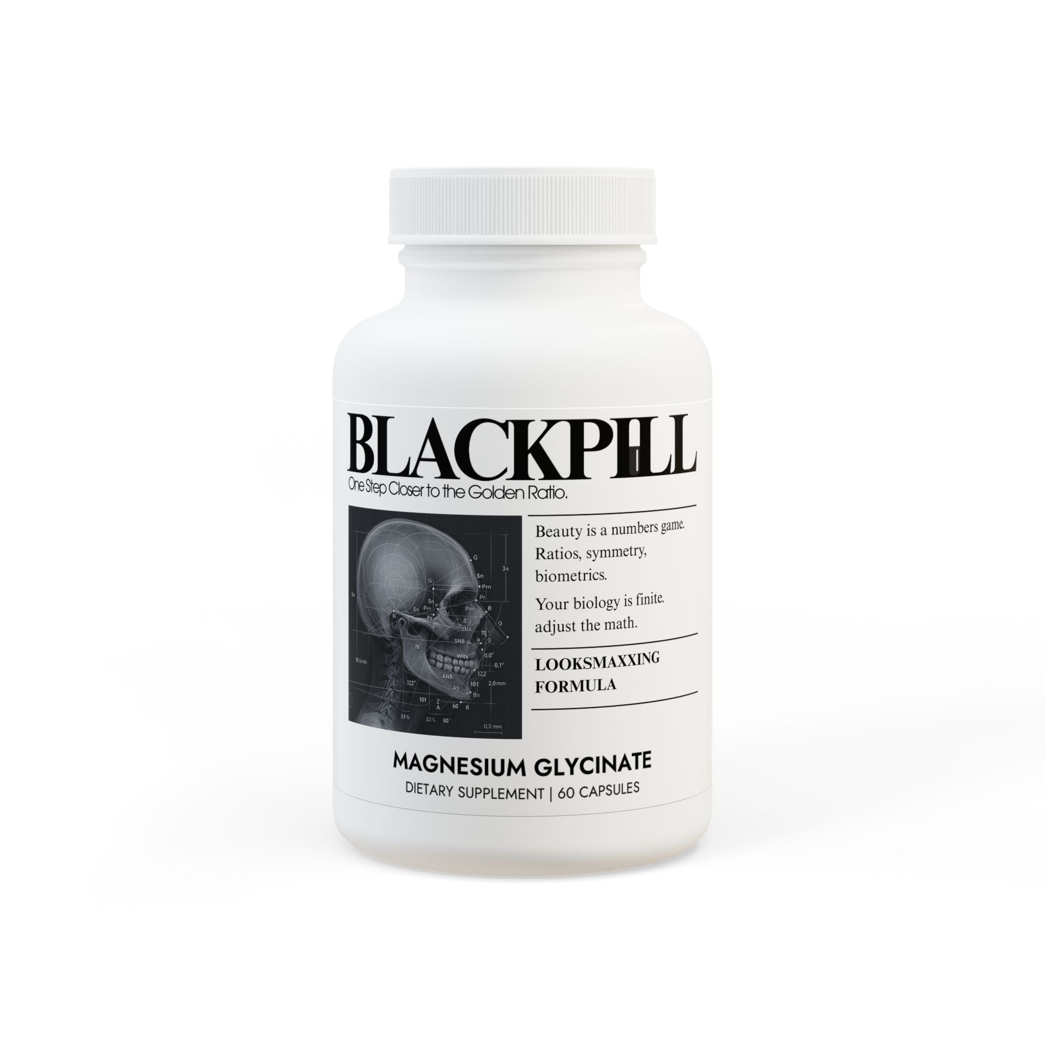 BLACKPILL™ Magnesium Glycinate Supplement (60 Capsules)