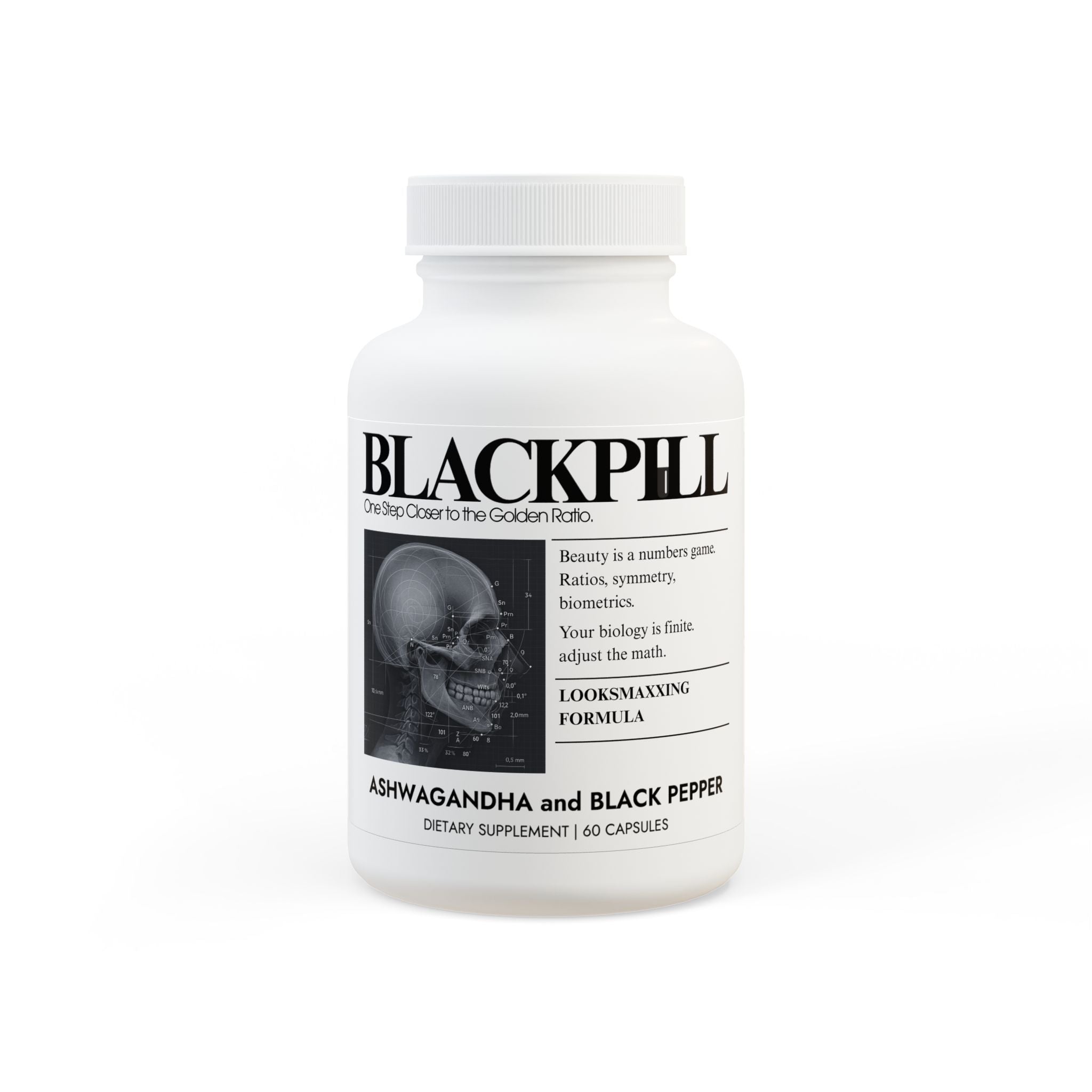 BLACKPILL™ Ashwagandha and Black Pepper Supplement (60 capsules)